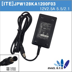 [I.T.E]12v 2.5a/12V2.5A /JPW128KA1200F03/5.5/2.1mm/ NHPU-1300 현대통신 인터폰 호환  아답터(전원케이블포함)