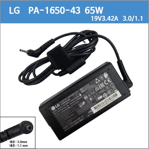 [LG]PA-1650-43/PA-1650-43LG-LF/15u570/15ud570/19v3.42A/19V 3.42A/65W /3.0MM 정품 아답타